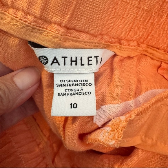 Athleta Cabo linen joggers NWT - Picture 7 of 9